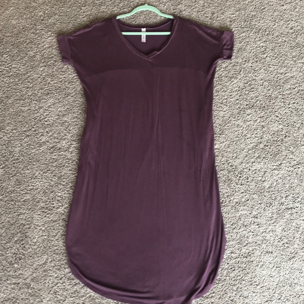 Zenana Maxi Dress Split Hem w/ Pockets